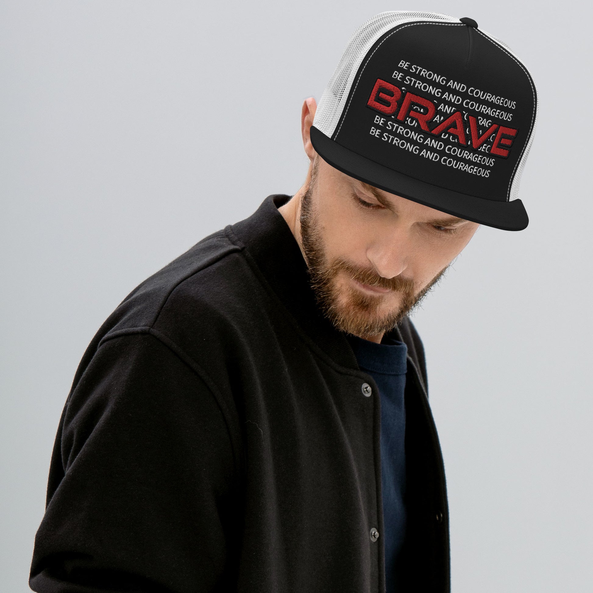 BE STRONG AND COURAGEOUS- Trucker Cap