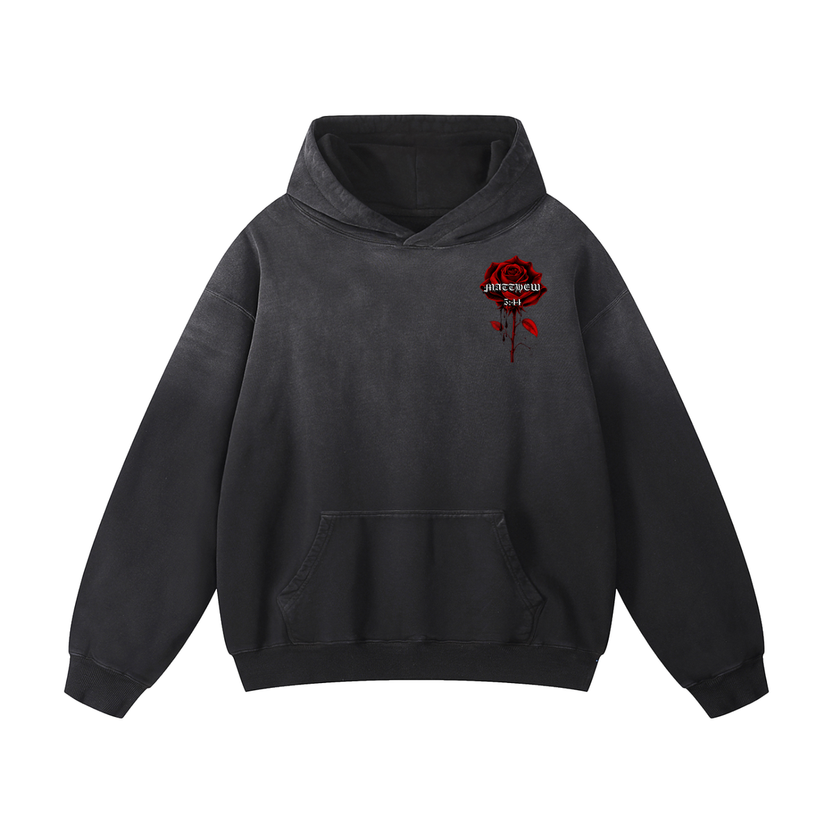 PRAY FOR YOUR ENEMIES- Heavyweight Sunfade Oversized Hoodie