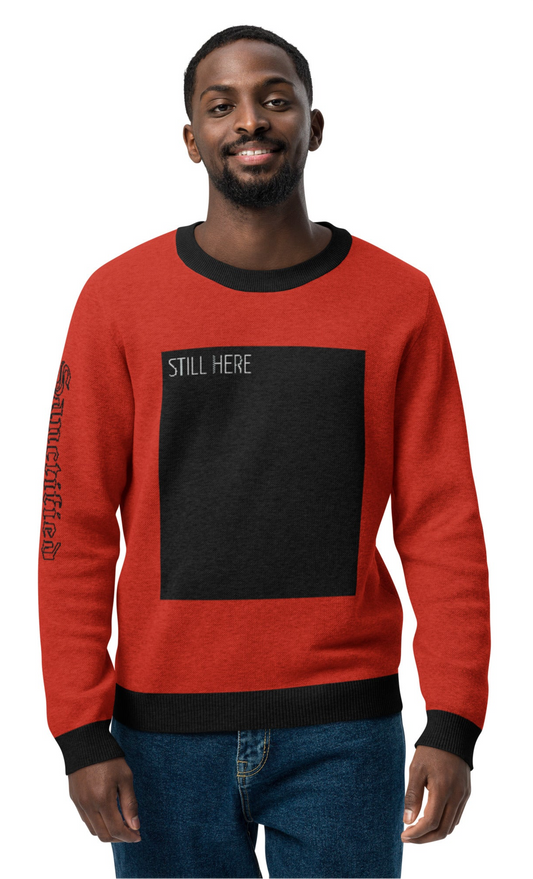 STILL HERE- Knitted crew neck sweater