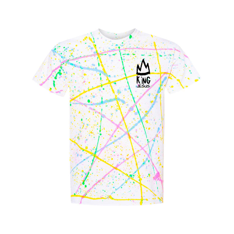 KING JESUS- Dyenomite - Splatter T-Shirt
