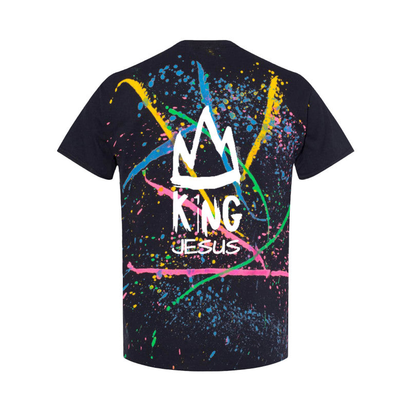 KING JESUS- Dyenomite - Splatter T-Shirt