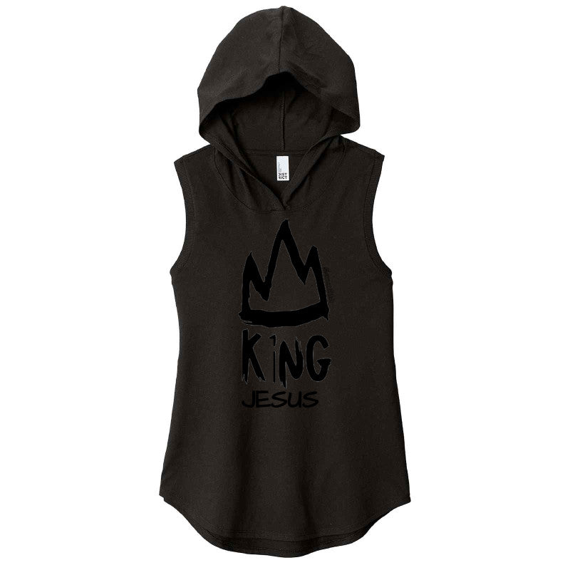 KING JESUS- District ® Women’s Perfect Tri ® Sleeveless Hoodie