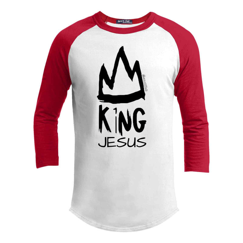 KING JESUS- Youth Colorblock Raglan Jersey