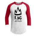 KING JESUS- Youth Colorblock Raglan Jersey