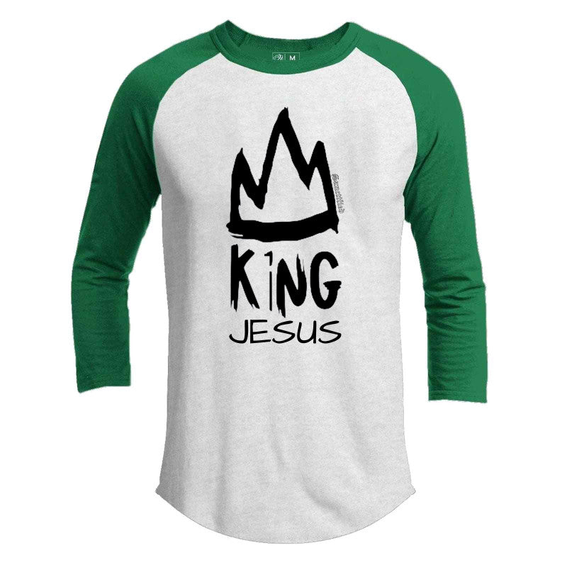 KING JESUS- Youth Colorblock Raglan Jersey
