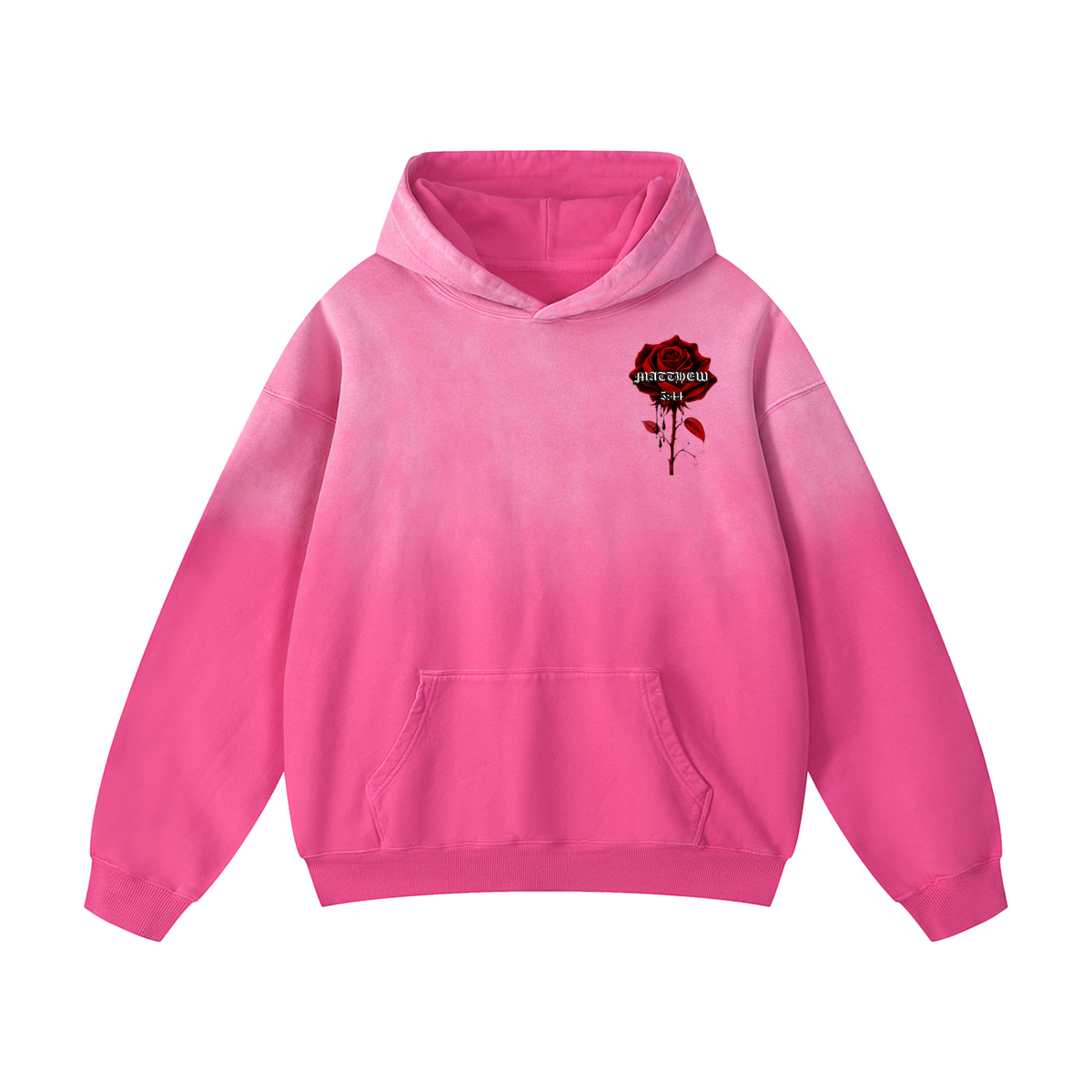 PRAY FOR YOUR ENEMIES- Heavyweight Sunfade Oversized Hoodie