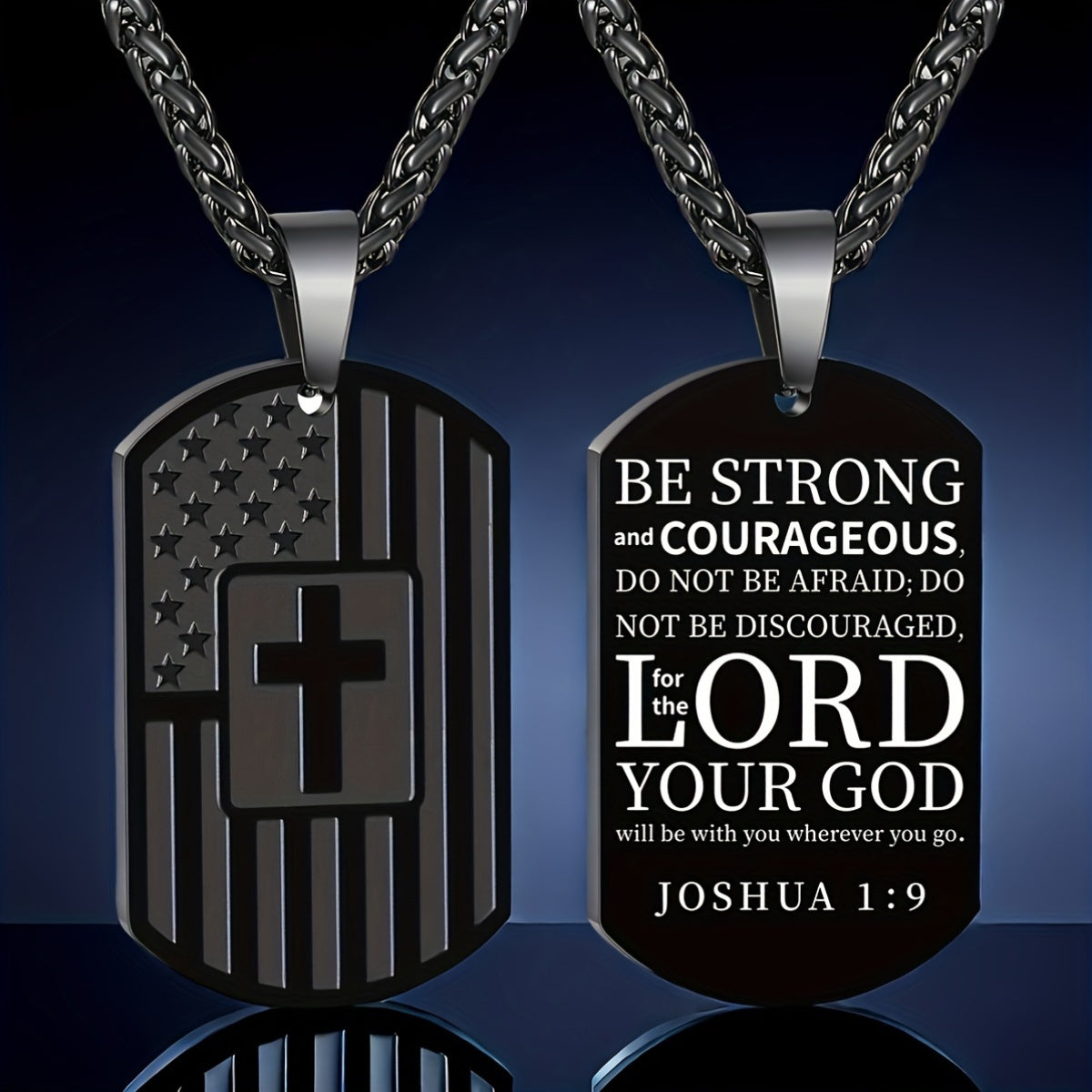 Stainless Steel Cross Pendant Necklace