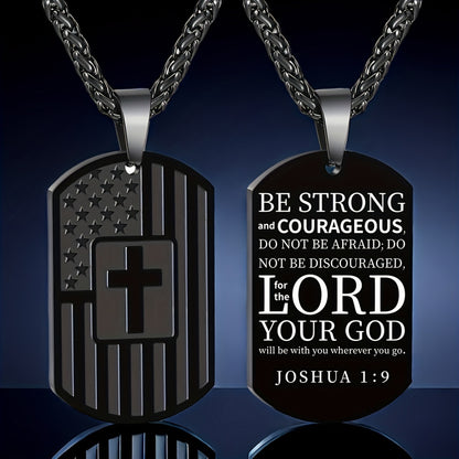 Stainless Steel Cross Pendant Necklace
