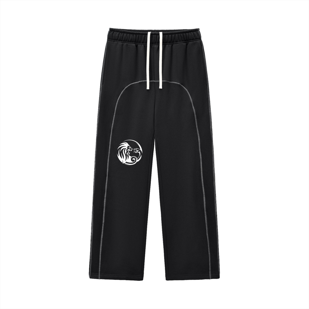 BOLD AS A LION- Contrast-Stitched Fleece Sweatpants