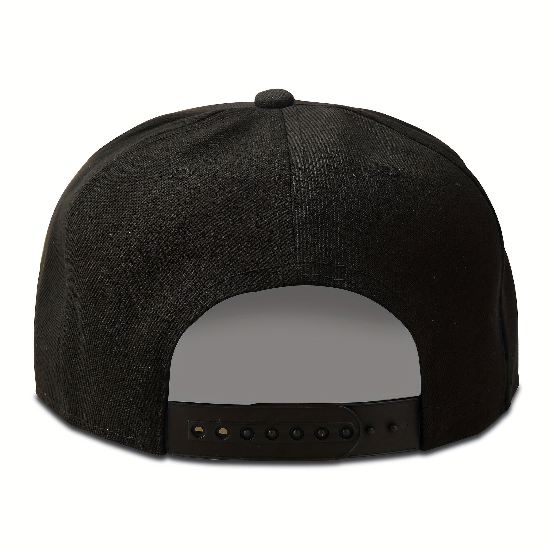 Hip-Hop Snapback Hat with Golden Lion Head Emblem