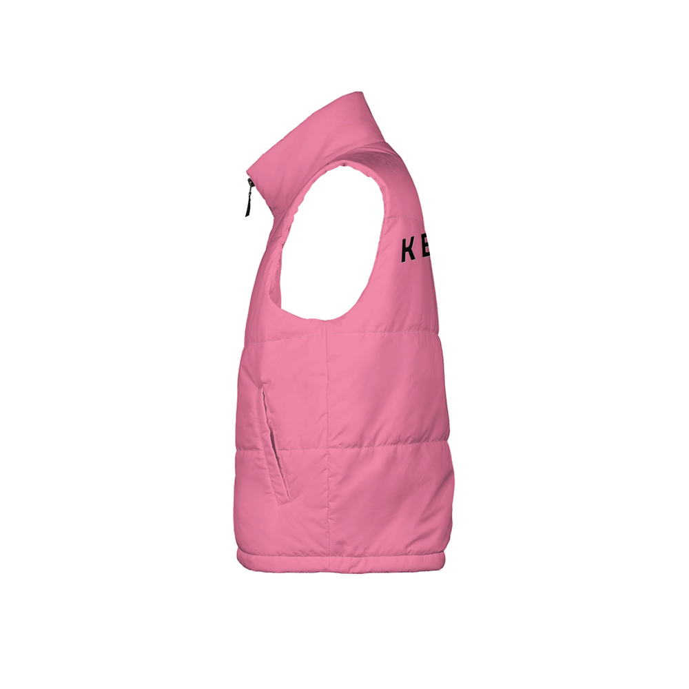 KEEP GOING- Men's Full-Zip Sleeveless Puffer Vest-Lightweight Ecodear