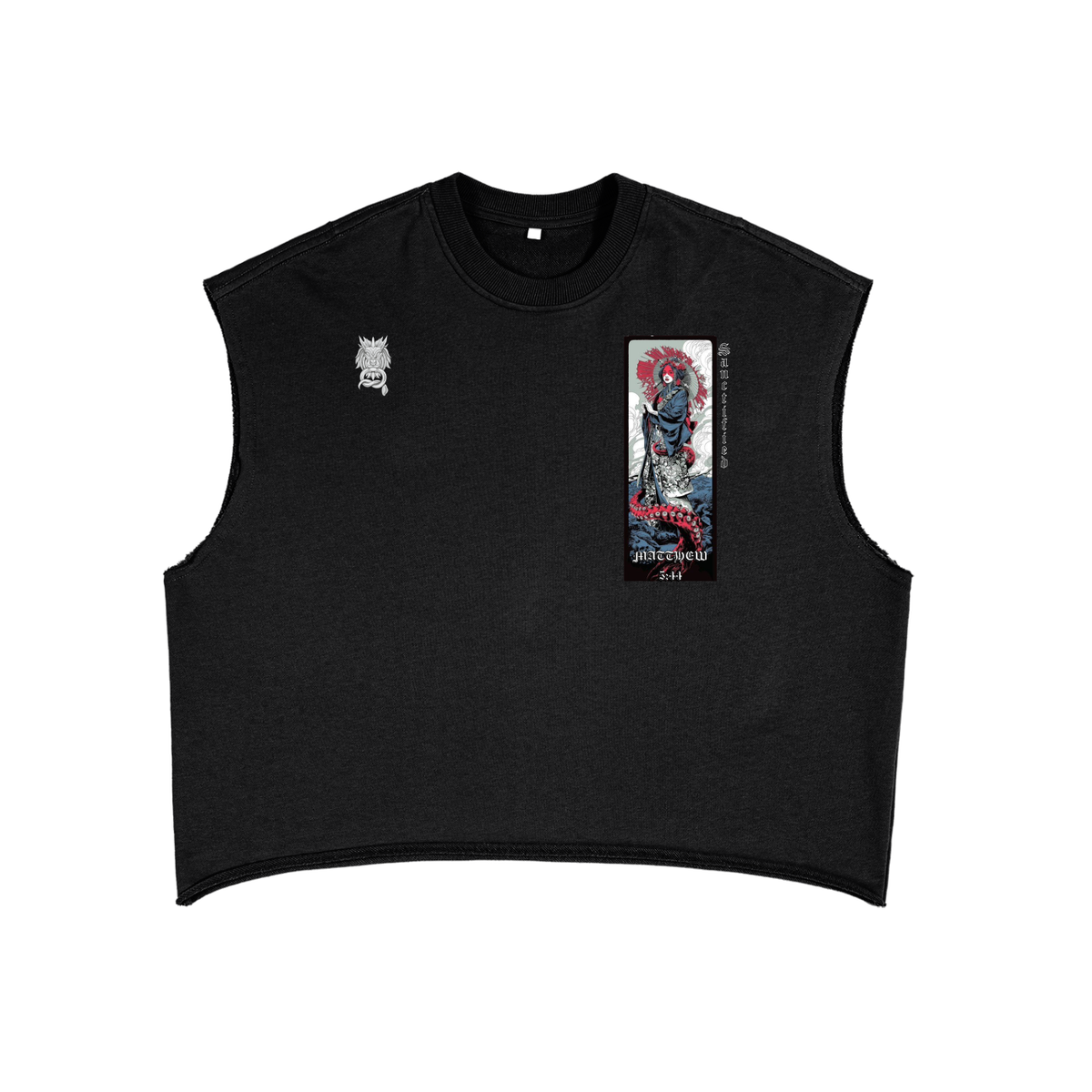 PRAY FOR YOUR ENEMIES- French Terry Boxy Tank Top