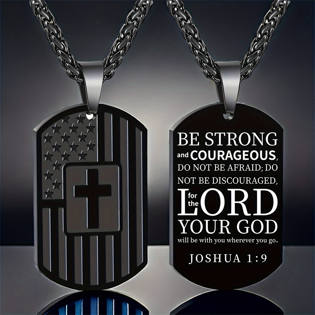 Stainless Steel Cross Pendant Necklace