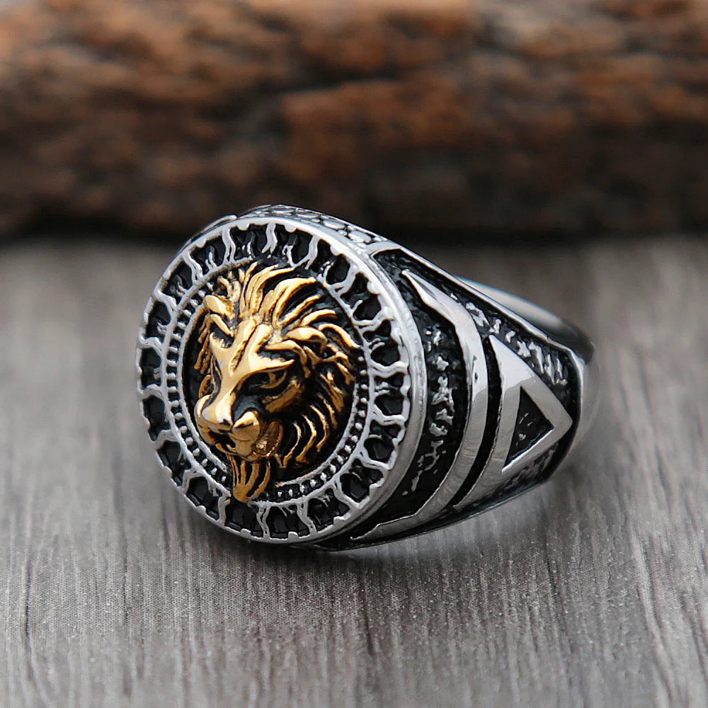 Lion Ring Stainless Steel