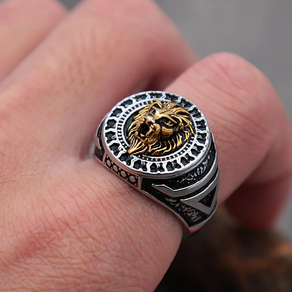 Lion Ring Stainless Steel