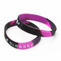 1Pc Blessed Silicone Wristband