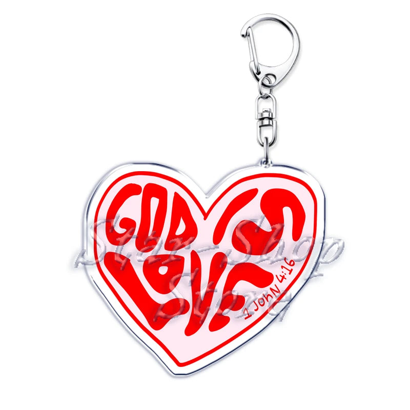 Jesus Loves You Keychains