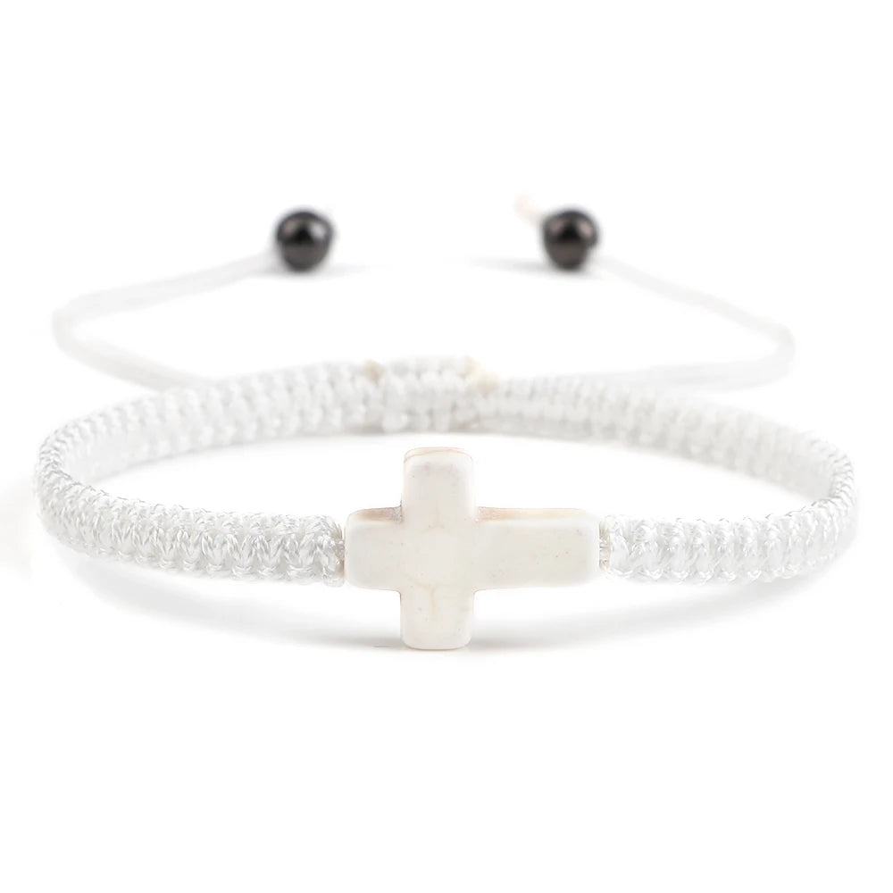 Cross Braided Bracelet Nylon Thread