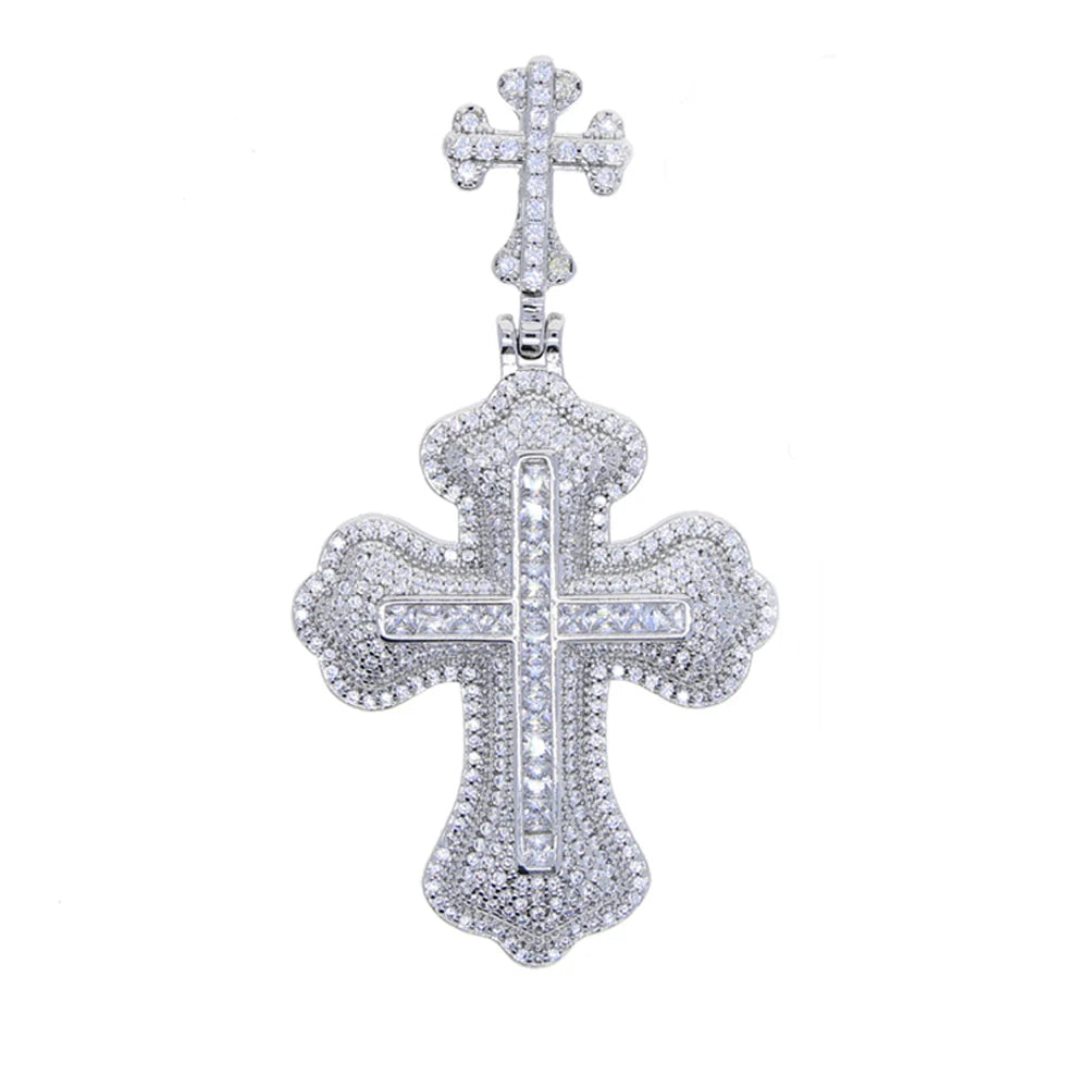 New Iced Out Cross Pendants and Coordinating Chain Options