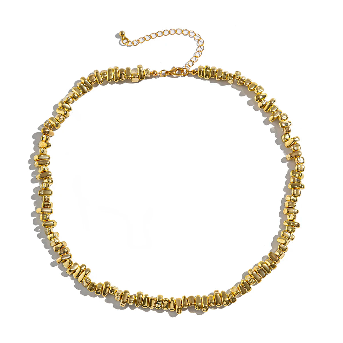 2Pcs/Set Creative Irregular CCB Beads Cross Chain