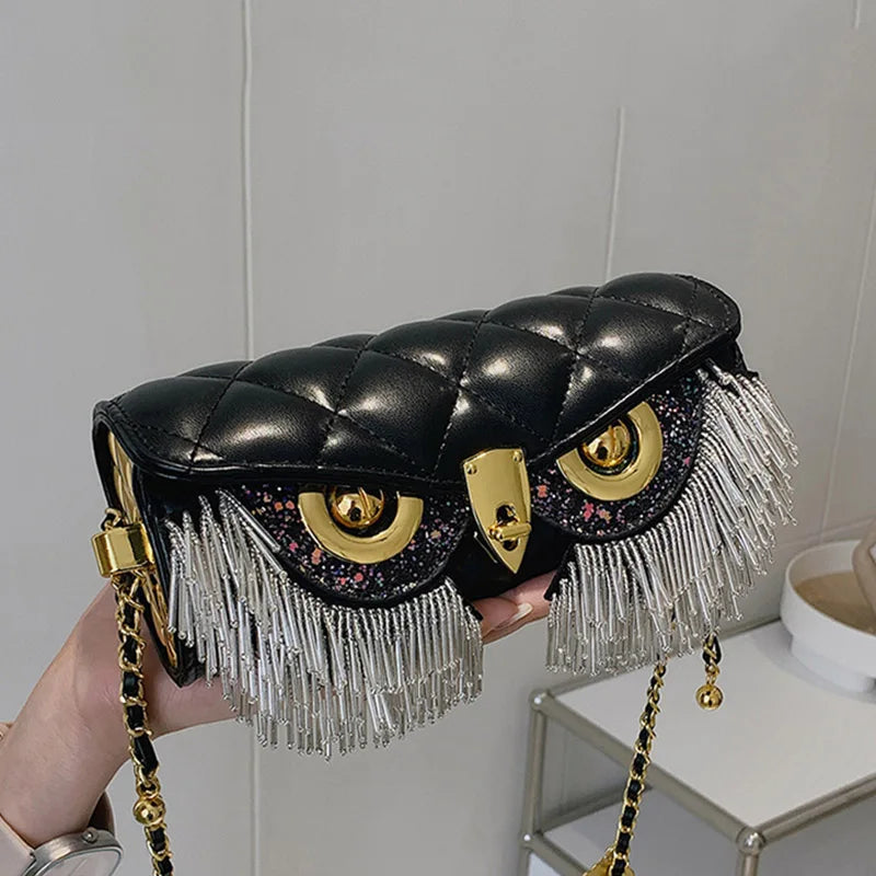 Owl Design Crossbody Bag