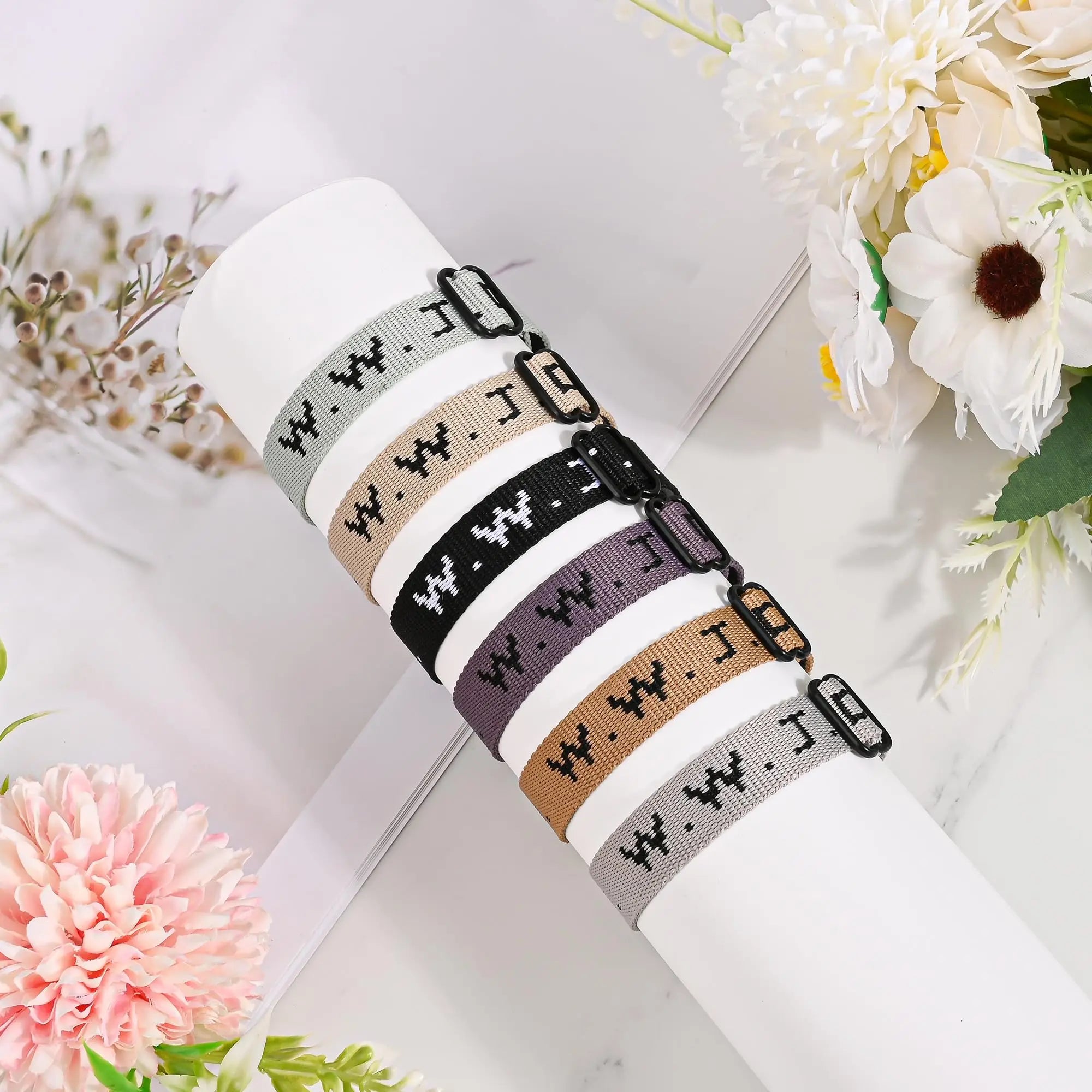 WWJD Pack of Adjustable Bracelets