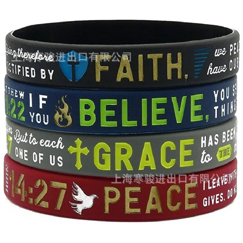 1pc Bracelet Silicone Rubber Wristband