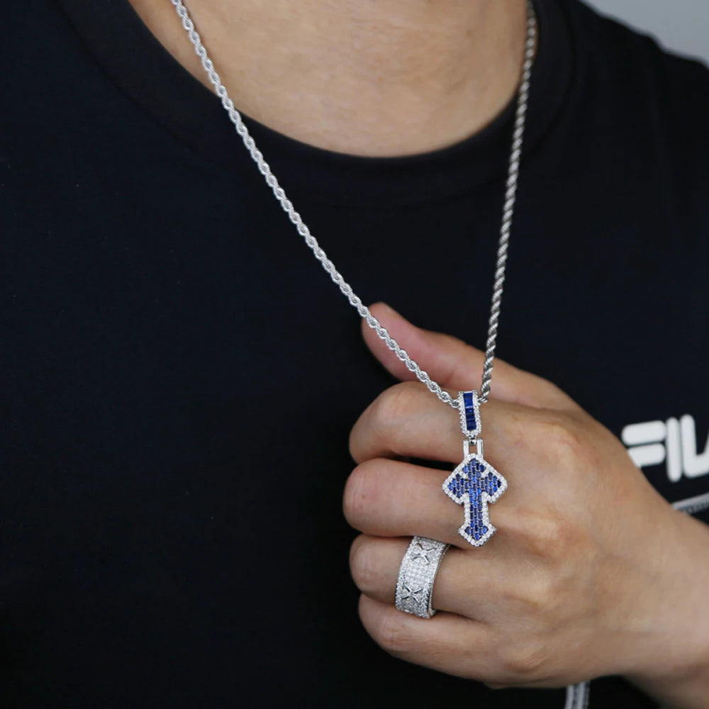 New Iced Out Cross Pendants and Coordinating Chain Options