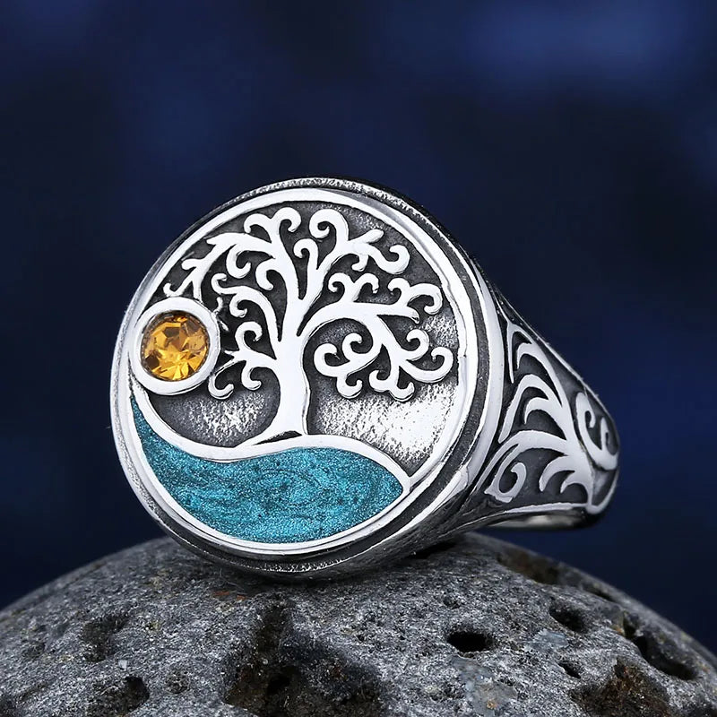 Viking Tree Of Life Ring
