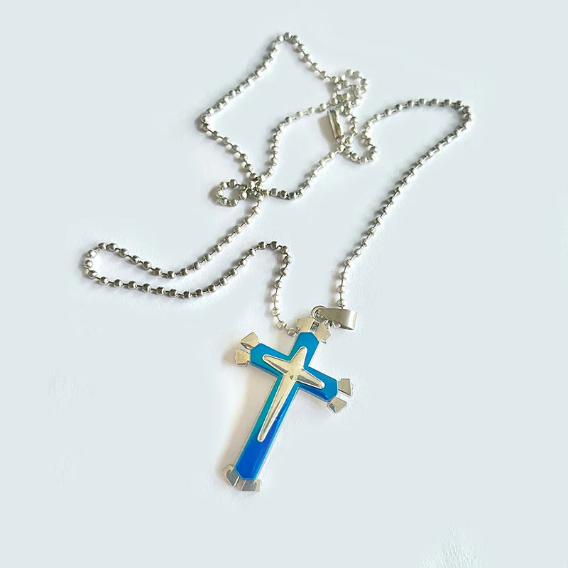 Cross Necklaces Unisex Stainless Steel Chain Pendant Necklace