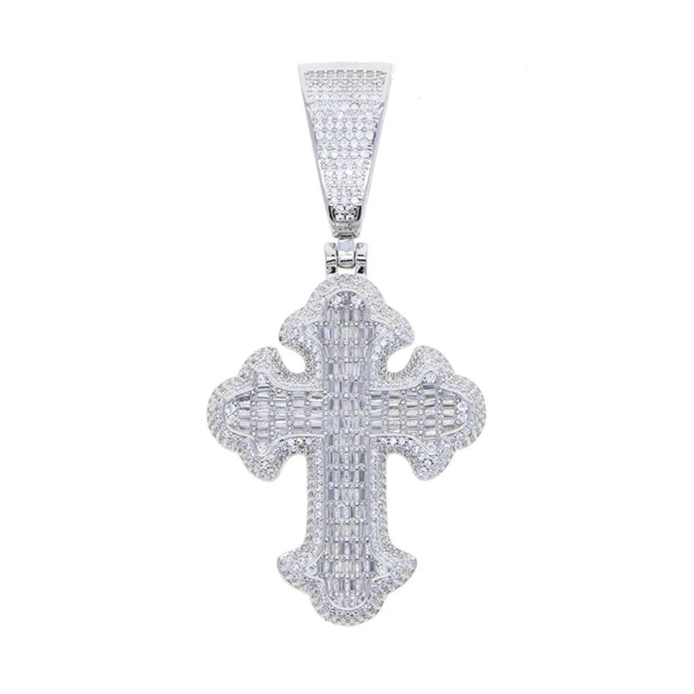 New Iced Out Cross Pendants and Coordinating Chain Options