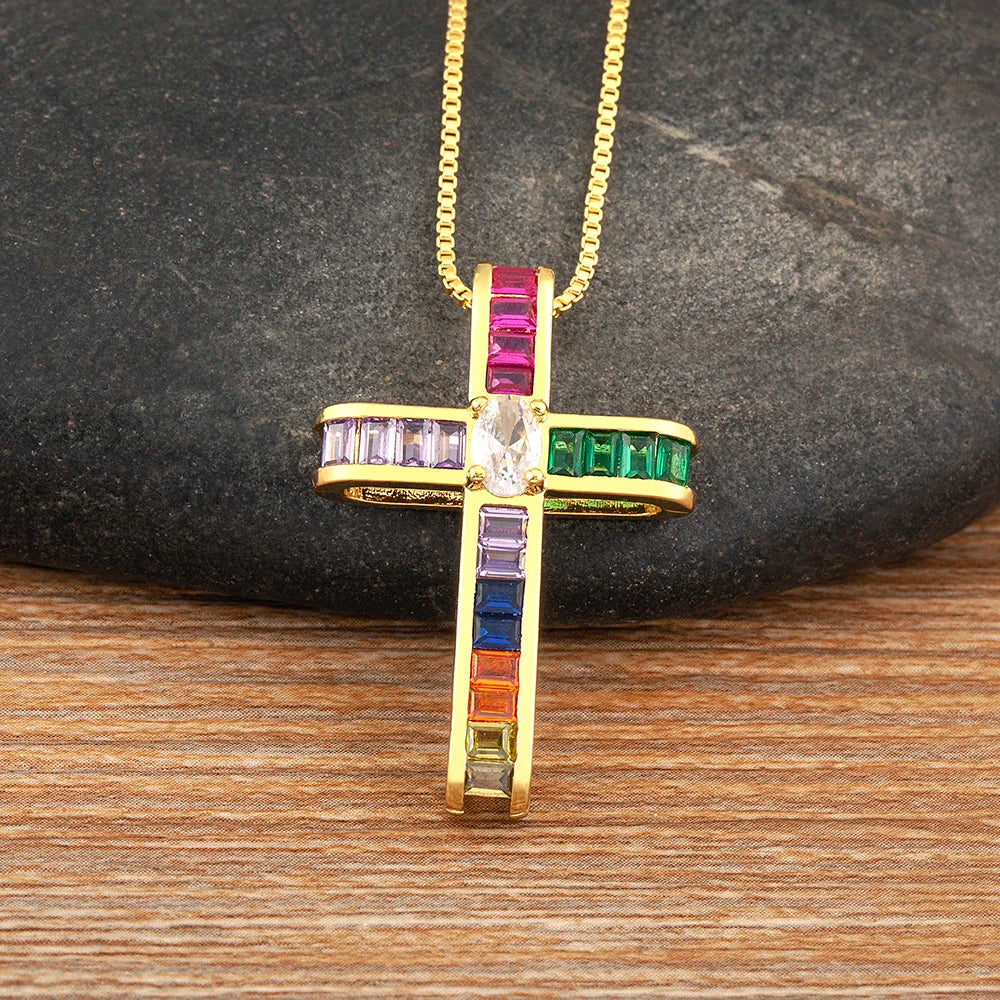 Colorful Rhinestone Women Necklace