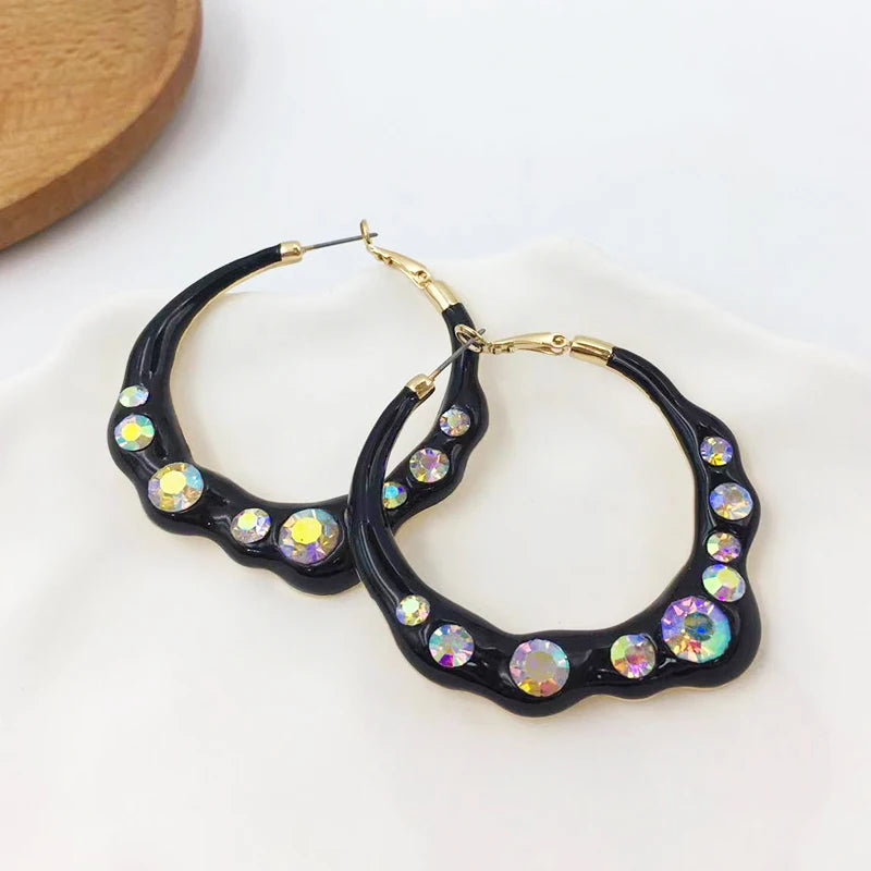 French style glazed earring