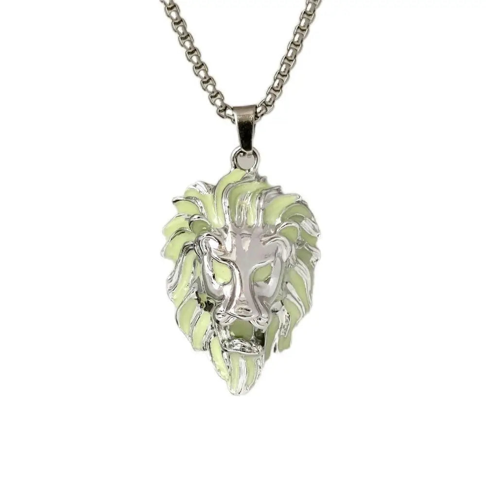 Creative Lion Luminous Pendant Necklace
