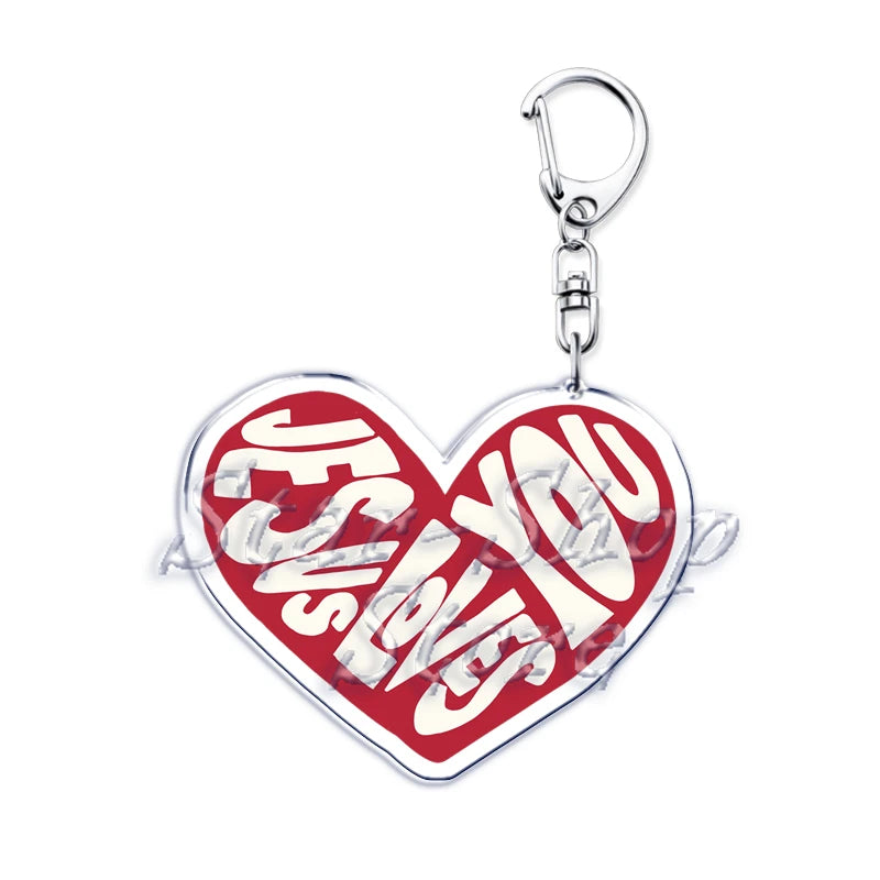 Jesus Loves You Keychains