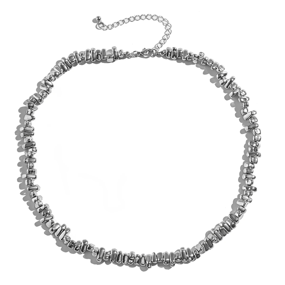 2Pcs/Set Creative Irregular CCB Beads Cross Chain