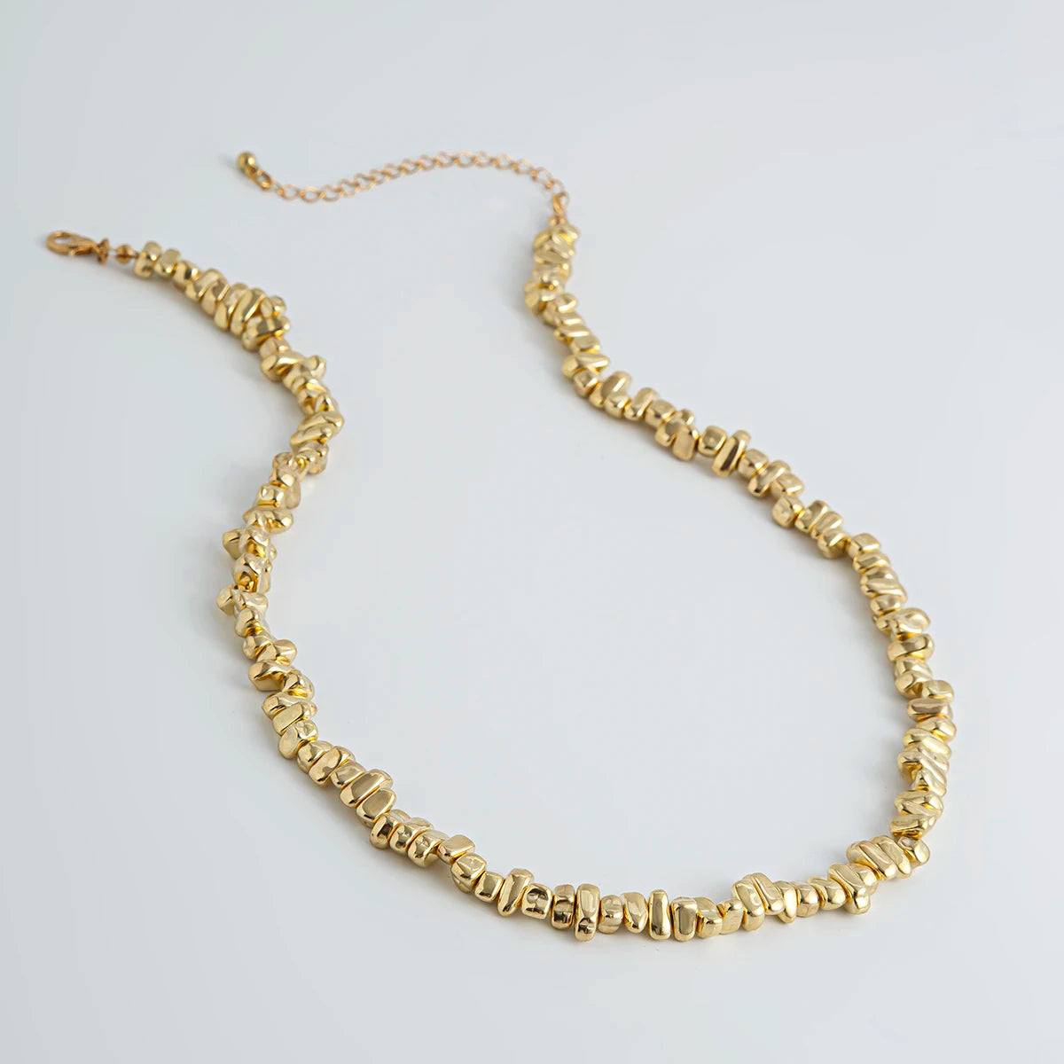 2Pcs/Set Creative Irregular CCB Beads Cross Chain