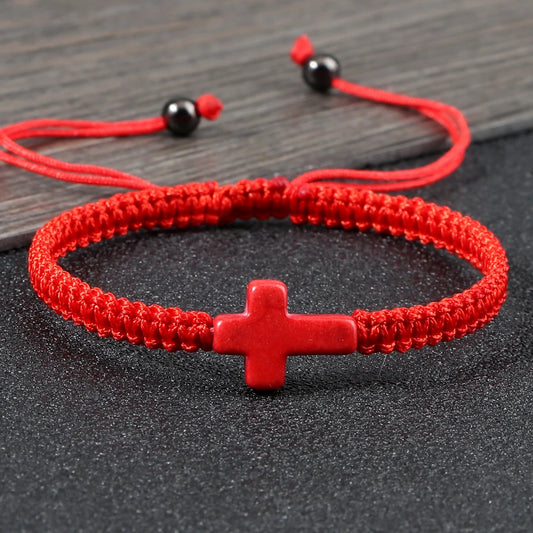 Cross Braided Bracelet Nylon Thread