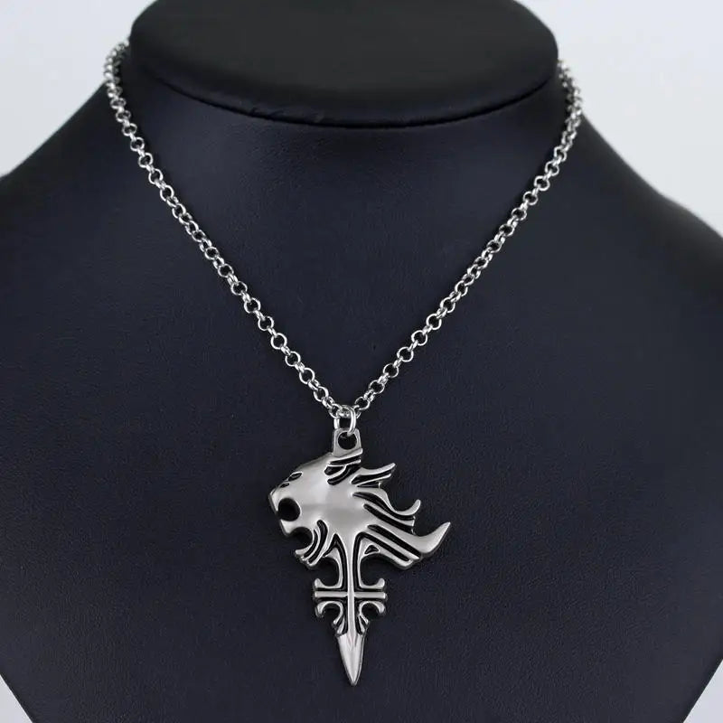 Lion Head PENDANT AND CHAIN