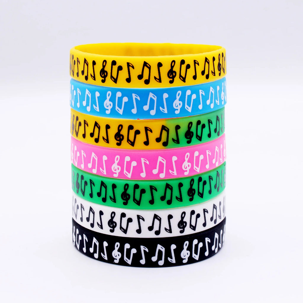 1PC Music Lover Silicone Bracelets