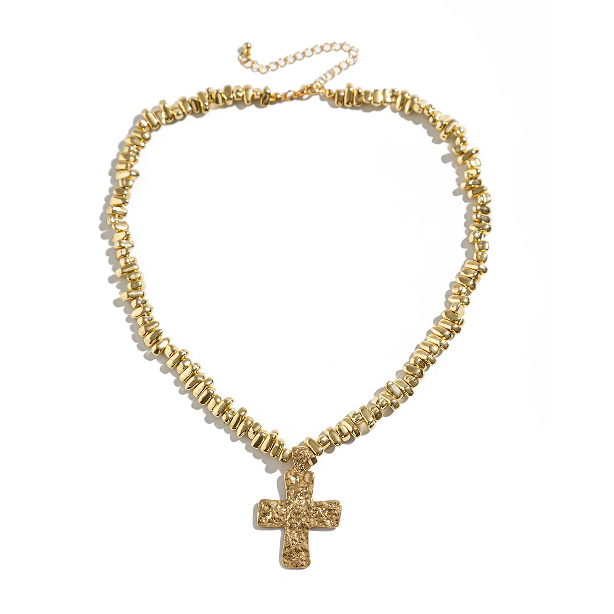 2Pcs/Set Creative Irregular CCB Beads Cross Chain