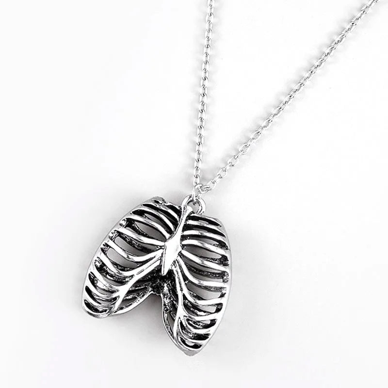 Double Cross Pendant Necklace
