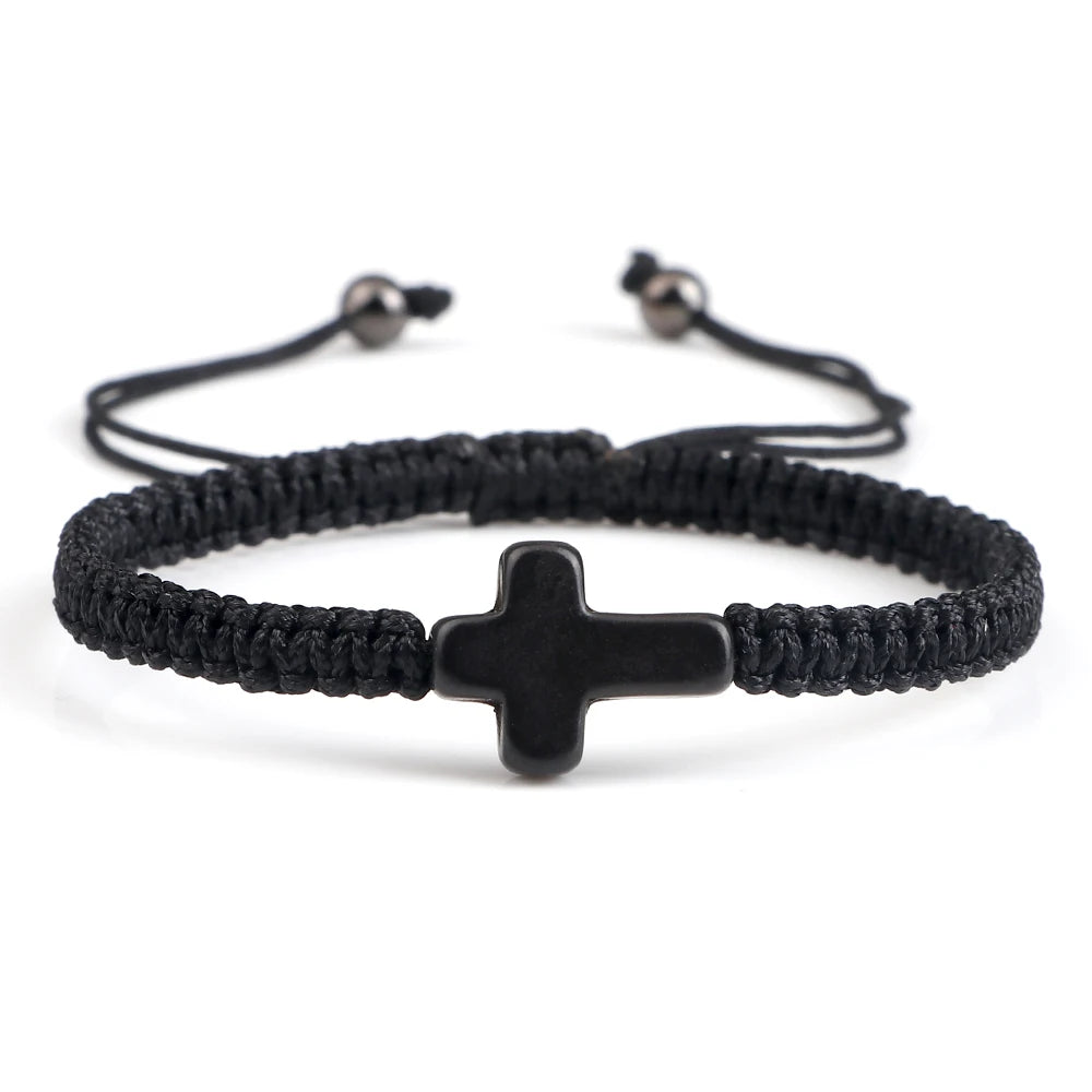 Cross Braided Bracelet Nylon Thread
