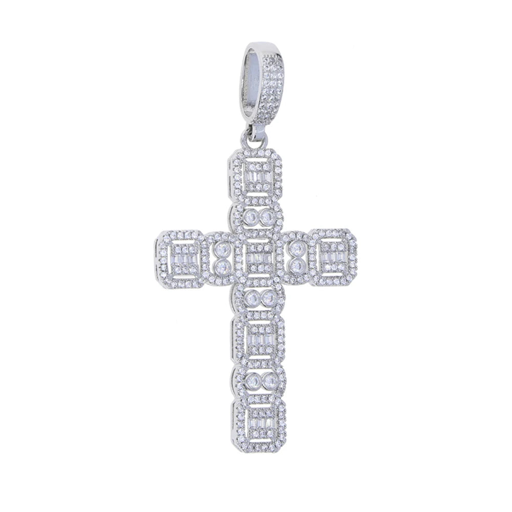 New Iced Out Cross Pendants and Coordinating Chain Options
