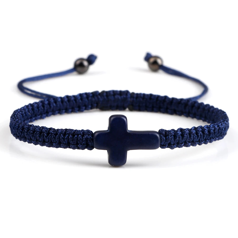 Cross Braided Bracelet Nylon Thread