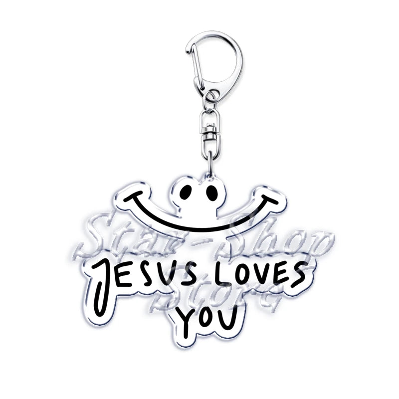 Jesus Loves You Keychains