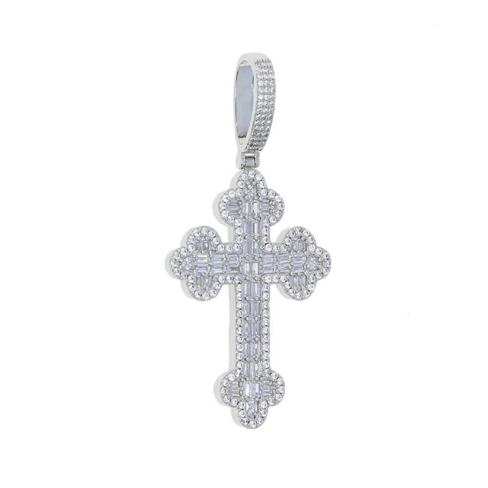 New Iced Out Cross Pendants and Coordinating Chain Options