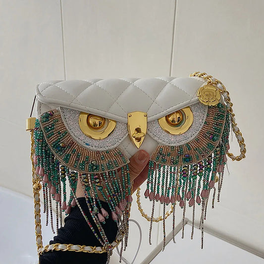 Owl Design Crossbody Bag