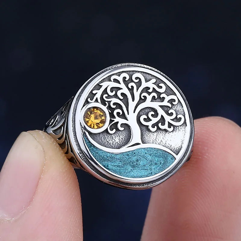 Viking Tree Of Life Ring