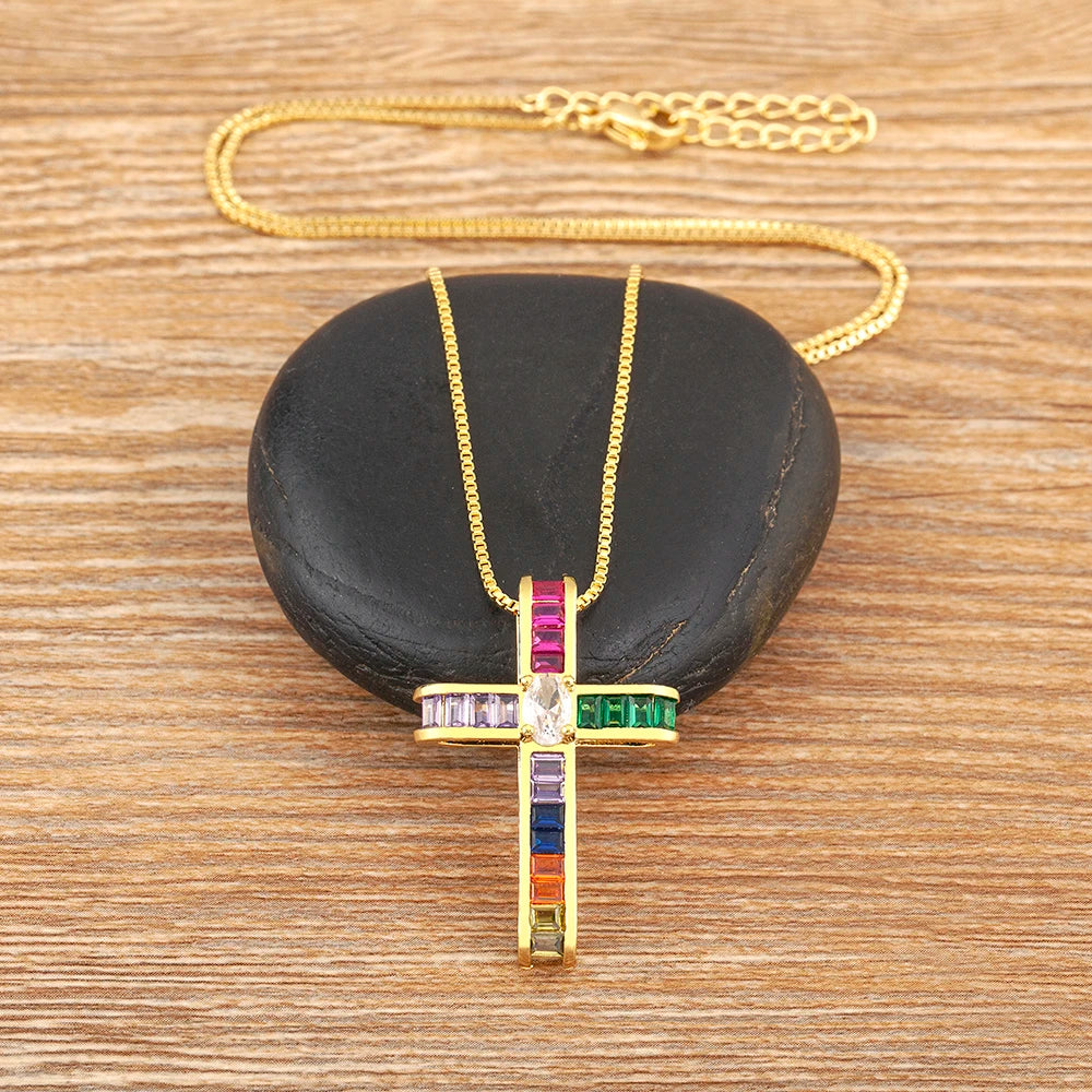 Colorful Rhinestone Women Necklace